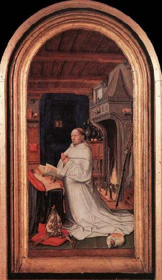 unknow artist Portrait of Abbot Christiaan de Hondt oil painting image